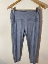 Victoria&#39;s Secret Blue High Rise Incredible Essential Capri Leggings Size 12 - $12.19