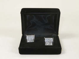 Men J.Valintin Cufflinks by Vitorofolo for French Cuff Shirt V39-70 Silver image 4