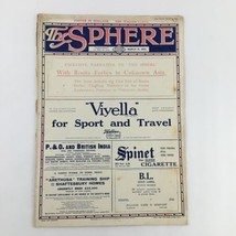 The Sphere Newspaper  March 31 1923 The King &amp; Queen at Grandson&#39;s Chris... - £22.48 GBP