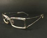 Ray-Ban Eyeglasses Frames RB6144 2501 Clear Silver Rectangular 48-16-135 - £51.58 GBP