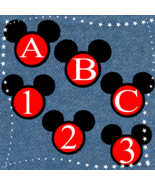 ABC and Numbers 72a-Digital ClipArt-Fonts-Art Clip-Mouse-Gift Tag-Notebo... - $37.50 MXN