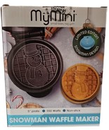 Nostalgia My Mini Snowman  Waffle Maker Blue Limited Edition Design - £14.87 GBP