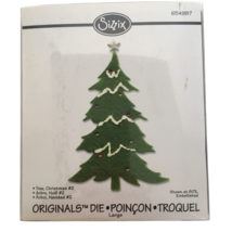 Sizzix Originals Christmas Tree Cutting Die Large Holiday Card Making Craft Art - £11.80 GBP