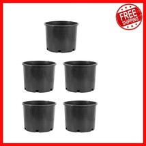Pro Cal 5-Gallon UV Resistant Garden Nursery Pots - Set of 5 Durable Pla... - $984.88 MXN