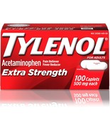 Tylenol Extra Strength Caplets with 500 mg Acetaminophen, 100 Ct  - $27.22 CAD
