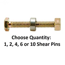 Snowblower Pin Shear w/ Spacer &amp; Nut fits Dual Stage Snow Throwers 301172 - £5.51 GBP+