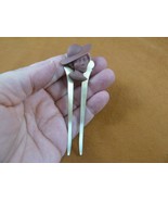 (CAH3-1) RARE African American LADY in hat brown CAMEO Hairpin hair pin ... - $516.92 MXN