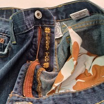 Lucky Brand Dungaree 82ZG050 Women's Blue Cotton Blend Denim Bootcut Jeans 12/31 image 4