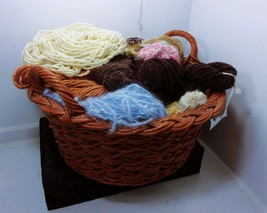 2+ Pounds of Hand Dyed, Naturally Spun Wool Yarn - £21.31 GBP