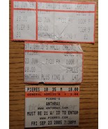 Anthrax 3 Ticket Stubs St. David&#39;s Hall Cardiff with Kings X Plus Pierre... - £18.78 GBP