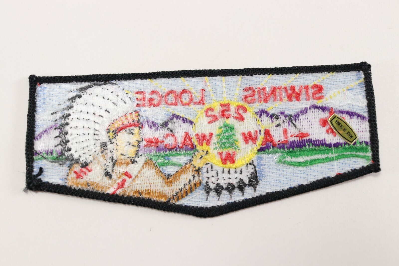 Siwinis Law Wac Lodge 252 OA Order of Arrow WWW Boy Scouts of America Flap Patch Item image 3