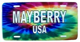 Mayberry USA Tye Die License Plate - £9.80 GBP