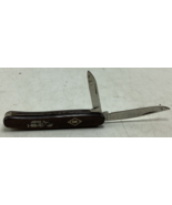 Vintage Pocket Knife Imperial Ireland Key Work Folding 2 Blade Advertising - $18.99 CAD