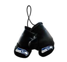 Seattle Seahawks NFL Mini Boxing Gloves Rearview Mirror Auto Car Truck - £7.44 GBP