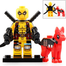 Yellow Deadpool (Slapstick) Marvel Super Heroes Lego Compatible Minifigure Toys - £2.33 GBP