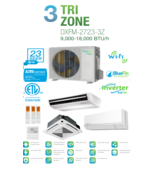28000 BTU Tri Zone Ductless Mini Split Air Conditioner and Heat Pump  23... - £2,288.78 GBP+