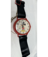 Mickey Mouse Elgin Welby Watch Shape Wall Novelty Clock Vintage Vintage ... - €18,66 EUR