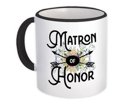 Matron of Honor : Gift Mug Wedding Favors Bachelorette Bridal Party Engagement - £12.60 GBP