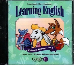 Learning English: Primary Rhymes Vol. 1 (Ages 4-9) (CD, 1994) Win/Mac -NEW in JC - £4.00 GBP