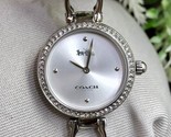 Coach Ladies Watch Stainless Steel band 1237141630s Silver Dial Logo - $171.89
