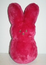 Peeps Marshmallow Easter Bunny Rabbit Hot Pink Fuchsia Plush Large 17” S... - £16.74 GBP