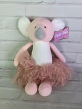 Fao Schwarz Petit Bon Pink White Koala Bear Plush in Tutu Stuffed Animal Toy - £10.95 GBP