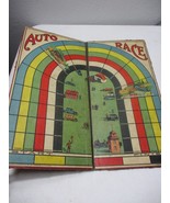 Antique 1922 Auto Race Game Board Only very rare Alderman Fairchild - $899.29 MXN