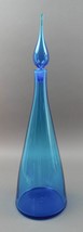 Blenko By Winslow Anderson MCM Blue Glass Decanter Bottle With Stopper #... - £542.76 GBP