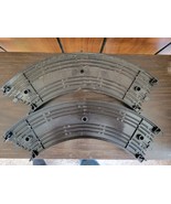 Lot of 2 Tyco B 5850 - 9&quot; R 1/4 Circle/Curve Slotless Track Pieces - USA - $339.09 MXN
