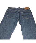 Vintage Levis 501 Buttonfly Straight Leg Jeans Mens 38 Blue Stonewash De... - £46.70 GBP