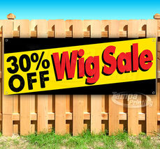 WIG SALE 30% OFF Advertising Vinyl Banner Flag Sign Many Sizes USA - $21.80+
