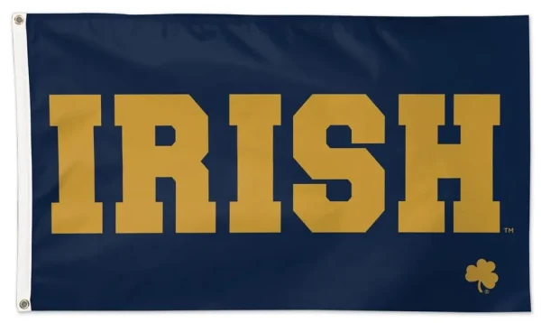 3×5 Notre Dame Irish Flag for Sports Fans - $18.00