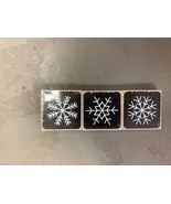 3 count tabletop signs-snowflake - £7.58 GBP