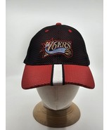 Philadelphia 76ers NBA Vintage 90&#39;s Strapback Hat Cap Red Black - €23,72 EUR