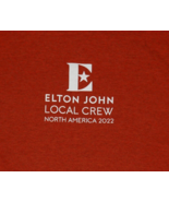 Elton John 2022 North America Tour Carpenter Local Crew XL T-Shirt - $39.59