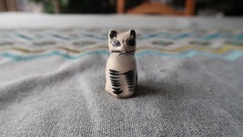 Small Clay Mexican Cat Trinket Figurer 1.5&quot; - $19.80