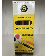 General’s Kimberly 8 Water Color Drawing Pencils Thin lead 700-8A Vintag... - $11.20 CAD
