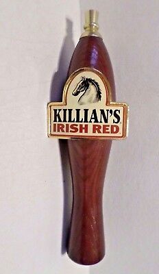 George Killians Irish Red Horse Badge Wood 10&quot; Draft Beer Tap Handle Man... - $20.40