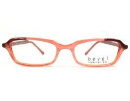 Bevel Petite Eyeglasses Frames 3551 FELIX COL.DTO Brown Clear Red 47-16-135 - £87.97 GBP
