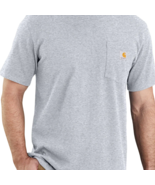Carhartt Mens T-shirt Workwear K87 Pocket Heavyweight Knit Top 3XL TALL ... - £20.47 GBP