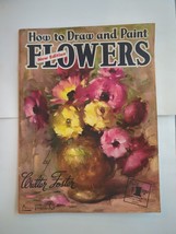 How to Draw And Paint Flowers Vintage Walter Foster Art Book New Edition Exc Con - £9.75 GBP