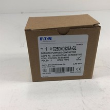 Eaton C25DND225A-GL Definite Purpose Contactor 25A/35A 110/120VAC Coil - $29.99