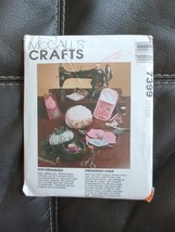 New UNCUT McCall&#39;s Crafts 7399 Sew Organizers Pattern Sewing Kit Case Caddy Tote - £6.86 GBP