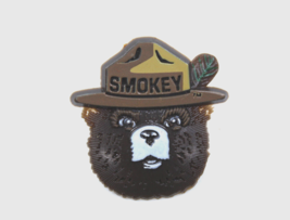 Smokey Bear US Forest Service Plastic Collectible Pin Pinback Vintage AS-IS - £11.63 GBP