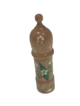 Vintage Hand painted Wooden Perfume Holder Wood Hand Painted 24788 - $19.79