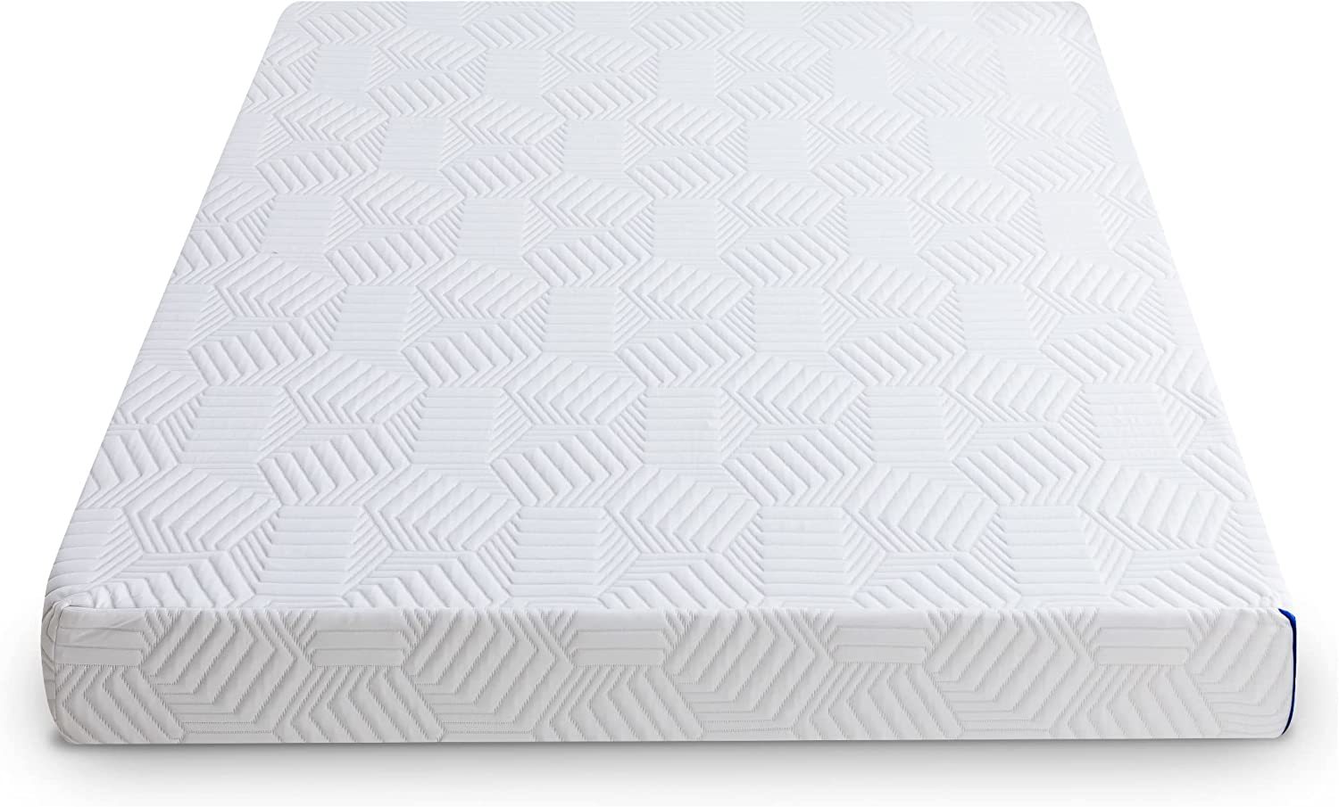 Primary image for Ego Blue 10 Inch California King Memory Foam Mattress, Bed In A Box,, White