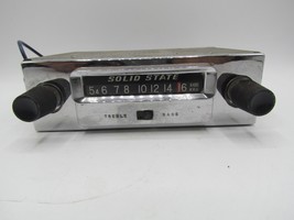 Vintage Solid State AM/FM Car Radio PN100007-080 UNTESTED w Treble &amp; Bas... - $16.24