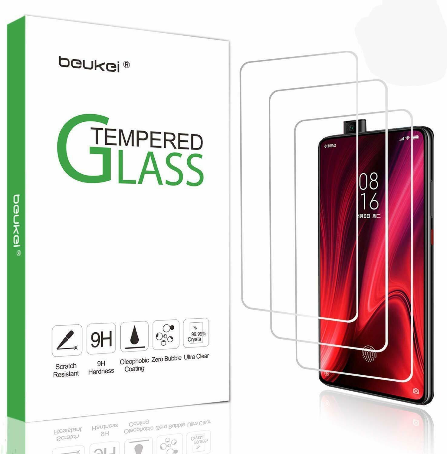 Primary image for Xiaomi Mi 9T/Mi 9T Pro Screen Protector Tempered Glass 9H Hardness (3-Pack)