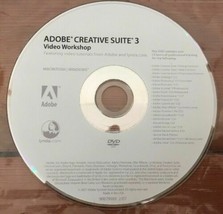 2007 Creative Suite CS 3 Video Workshop Tutorials Lynda.com Disc DVD - $18.99