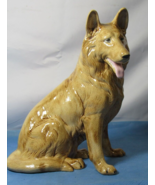 German Shepherd Herding Dog Puppy Collie Mix Ceramic Porcelain Figurine ... - $470.04 MXN
